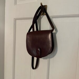 Mundi Genuine Leather Saddle Bag